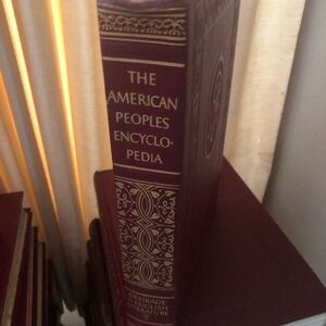 Complete Set of  American People’s Encyclopedia and  Yearly Current Events Set